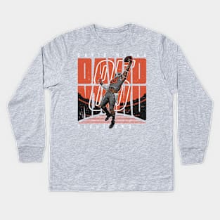 David Njoku Cleveland Stadium Kids Long Sleeve T-Shirt